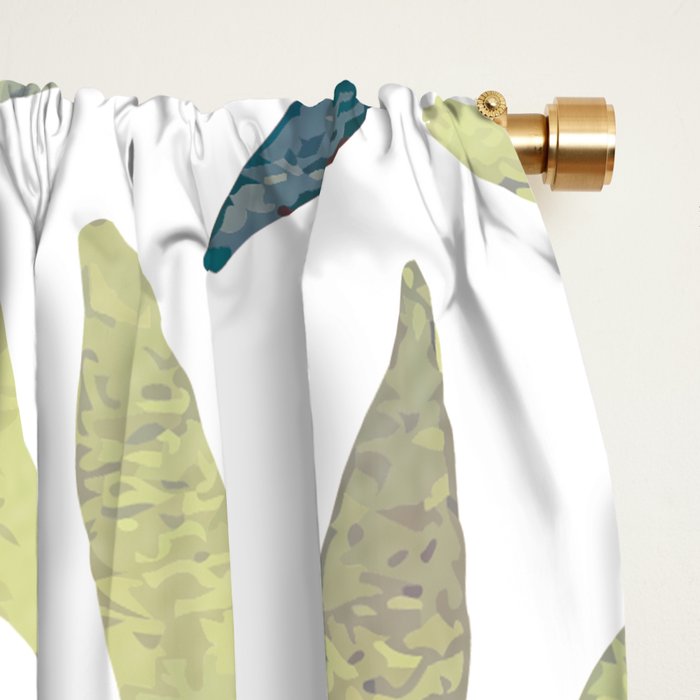 Leaves 5 Window Curtain Gallery Image 2