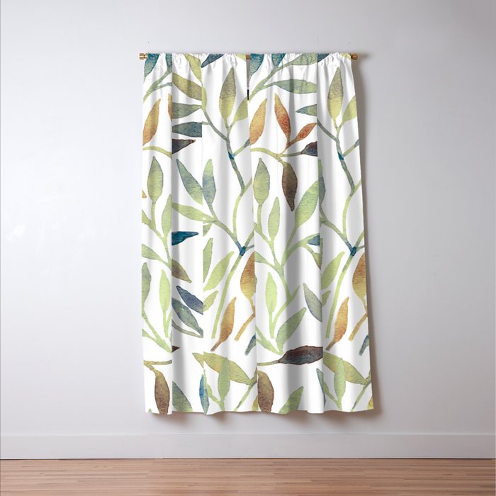 Leaves 5 Window Curtain Gallery Image 3