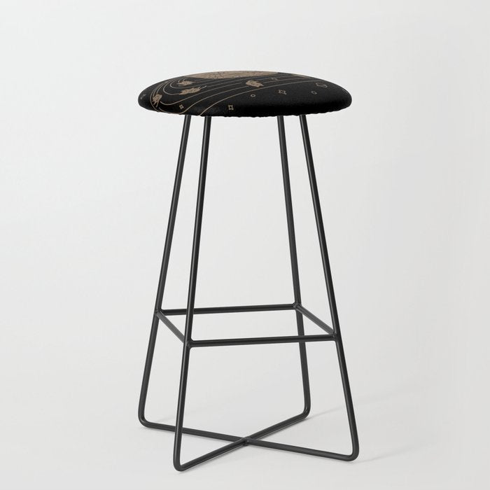 Cat Landscape 147: Caturn Stool Gallery Image 1