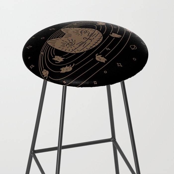 Cat Landscape 147: Caturn Stool Gallery Image 2
