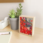 red leaves abstract art Mini Art Print Gallery Image 2