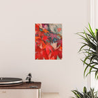 red leaves abstract art Poster Gallery Image 2