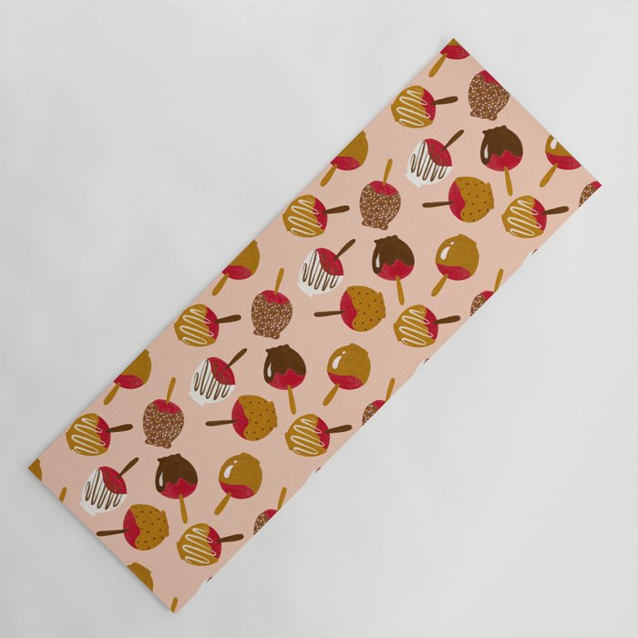 Caramel Apples - Red Yoga Mat Gallery Image 1