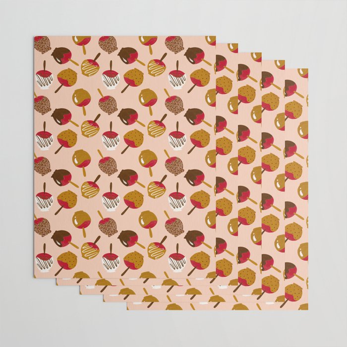 Caramel Apples - Red Wrapping Paper Gallery Image 3