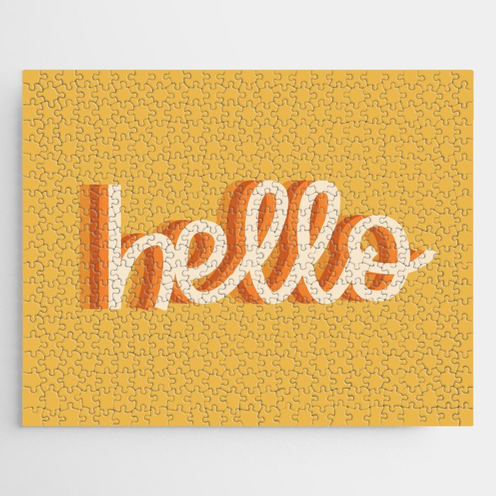 Hello - retro Jigsaw Puzzle Gallery Image 1