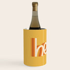Hello - retro Wine Chiller Gallery Image 2