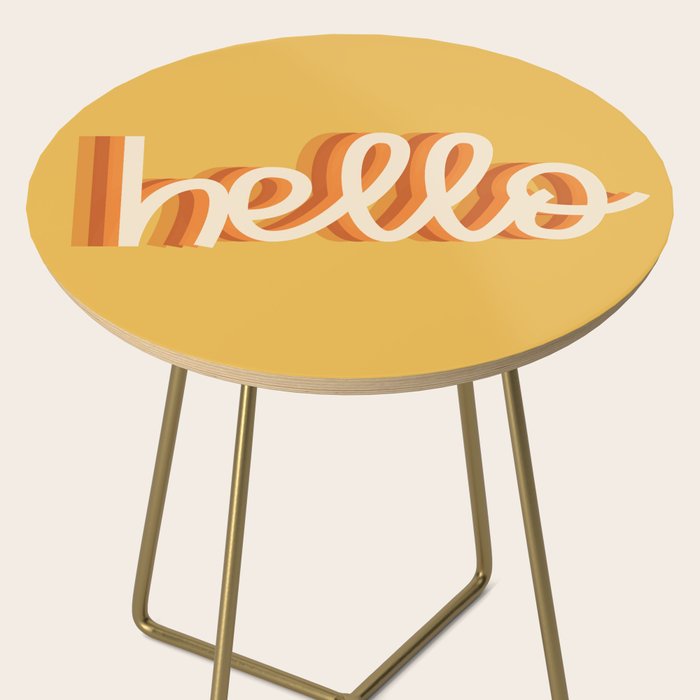 Hello - retro Side Table Gallery Image 2