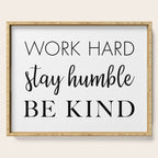 Work Hard Stay Humble Be Kind Serving Tray Gallery Image 1
