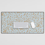 Cheetahs and Plants Boho Desk Mat Gallery Image 1