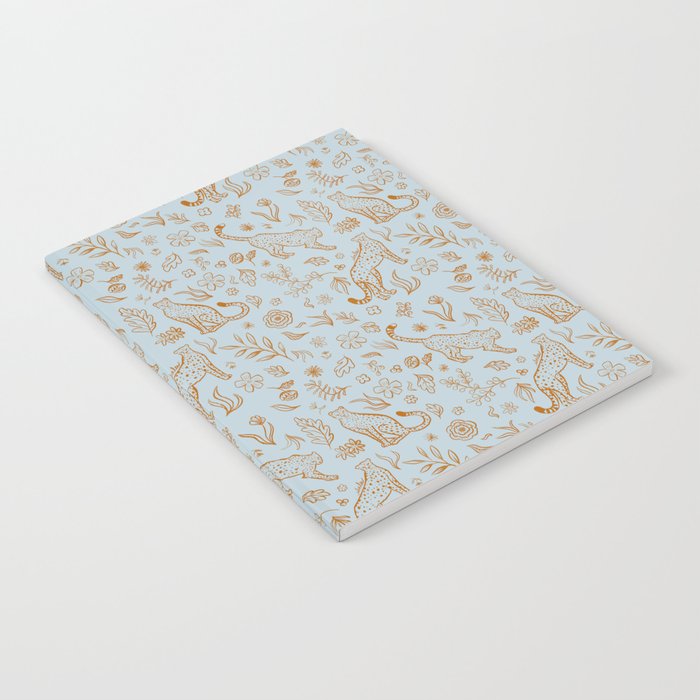 Cheetahs and Plants Boho Notebook Gallery Image 2
