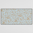 Cheetahs and Plants Boho Desk Mat Gallery Image 3