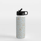 Cheetahs and Plants Boho Water Bottle Gallery Image 1