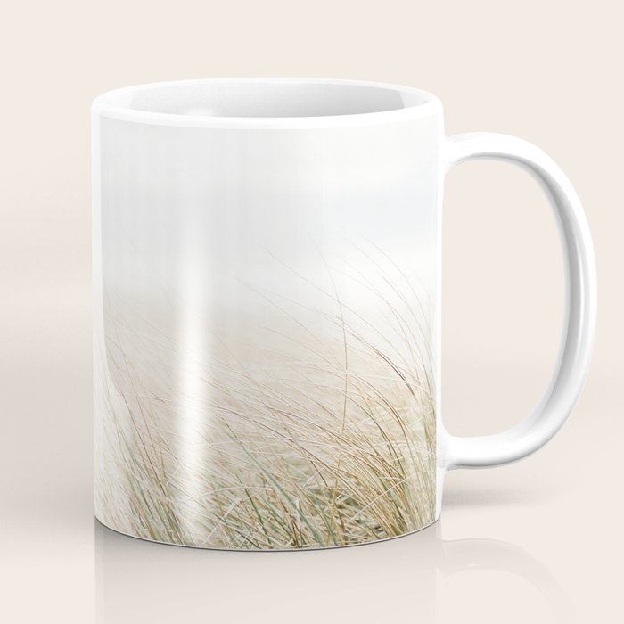 Dune grass | Ireland travel photogragraphy print | At the beach Coffee Mug Gallery Image 1