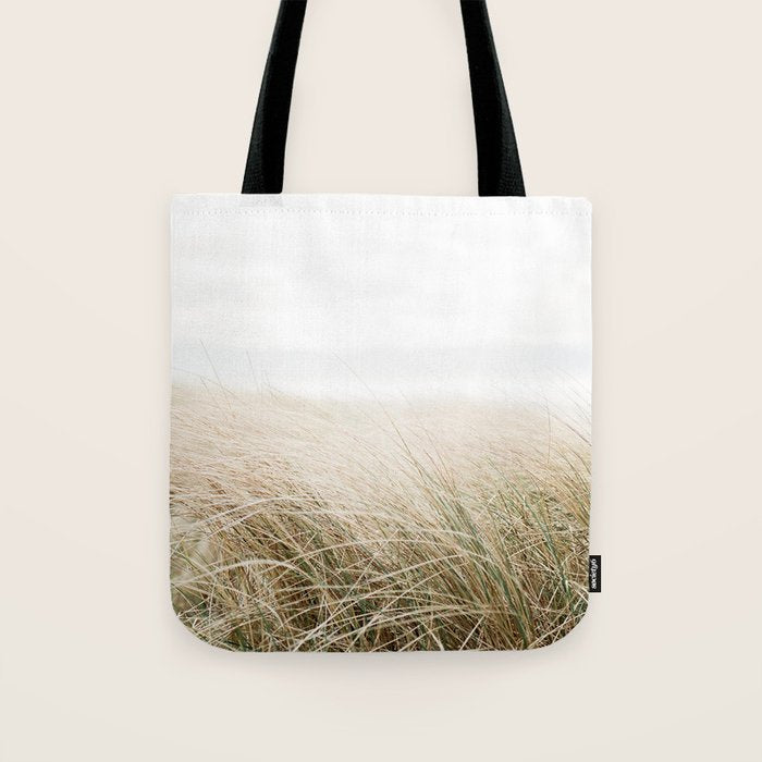 Dune grass | Ireland travel photogragraphy print | At the beach Tote Bag Gallery Image 1