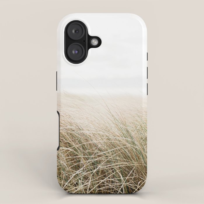 Dune grass | Ireland travel photogragraphy print | At the beach iPhone Case Gallery Image 1