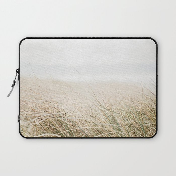 Dune grass | Ireland travel photogragraphy print | At the beach Laptop Sleeve Gallery Image 1