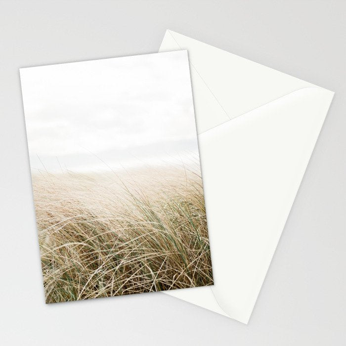 Dune grass | Ireland travel photogragraphy print | At the beach Stationery Card Gallery Image 2
