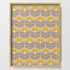 Sunny retro pattern no6 Serving Tray Gallery Image 1