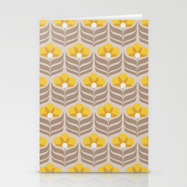 Sunny retro pattern no6 Stationery Card Gallery Image 2