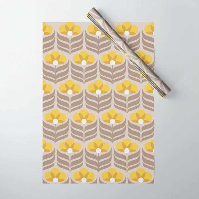 Sunny retro pattern no6 Wrapping Paper Gallery Image 1