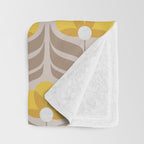 Sunny retro pattern no6 Throw Blanket Gallery Image 3