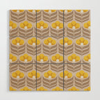 Sunny retro pattern no6 Wood Wall Art Gallery Image 1
