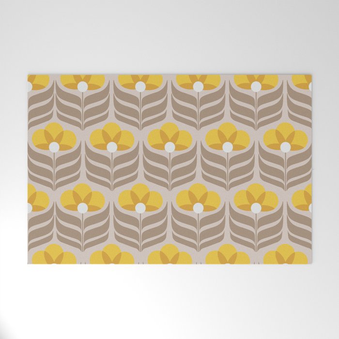 Sunny retro pattern no6 Welcome Mat Gallery Image 1