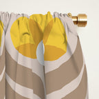 Sunny retro pattern no6 Window Curtain Gallery Image 2