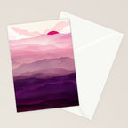 Ultra Violet Day Stationery Card Gallery Image 2