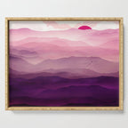 Ultra Violet Day Serving Tray Gallery Image 1