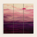 Ultra Violet Day Wood Wall Art Gallery Image 1