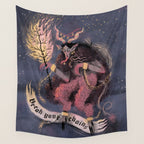 Krampus â Break your Chains! Wall Tapestry Gallery Image 4
