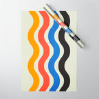 Bauhaus Waves Wrapping Paper Gallery Image 1
