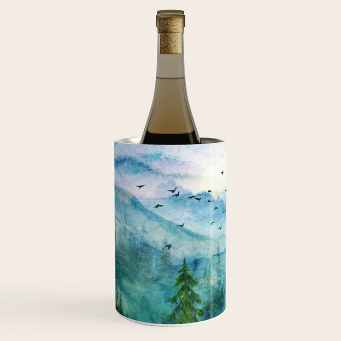 Spring Mountainscape Wine Chiller Gallery Image 1