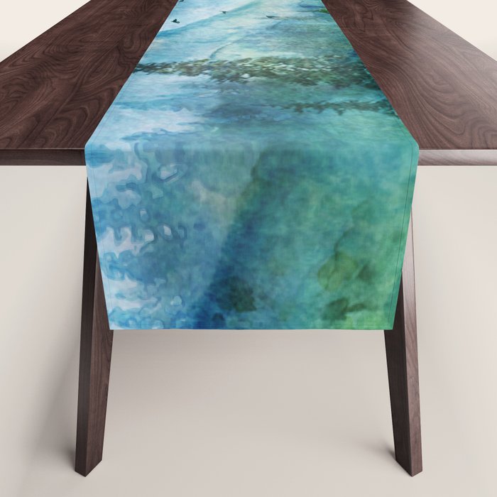 Spring Mountainscape Table Runner Gallery Image 1