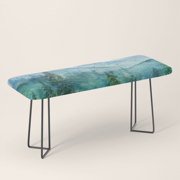 Spring Mountainscape Bench Gallery Image 1