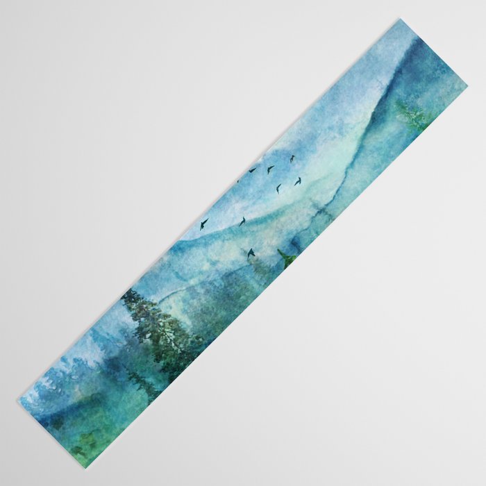 Spring Mountainscape Table Runner Gallery Image 3