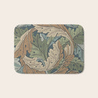 William Morris Acanthus Leaves Slate Blue Thyme Vintage Pattern Bath Mat Gallery Image 1