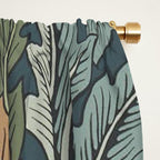 William Morris Acanthus Leaves Slate Blue Thyme Vintage Pattern Window Curtain Gallery Image 2