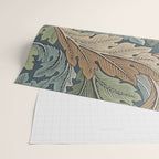 William Morris Acanthus Leaves Slate Blue Thyme Vintage Pattern Wrapping Paper Gallery Image 2