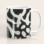 Black & White Abstract Collage #1 Coffee Mug Gallery Image 1