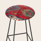 Anatolian Village Rug Print Stool Gallery Image 2