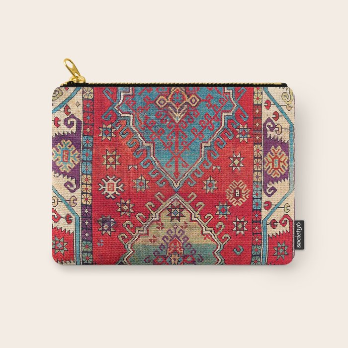 Anatolian Village Rug Print Carry All Pouch Gallery Image 1