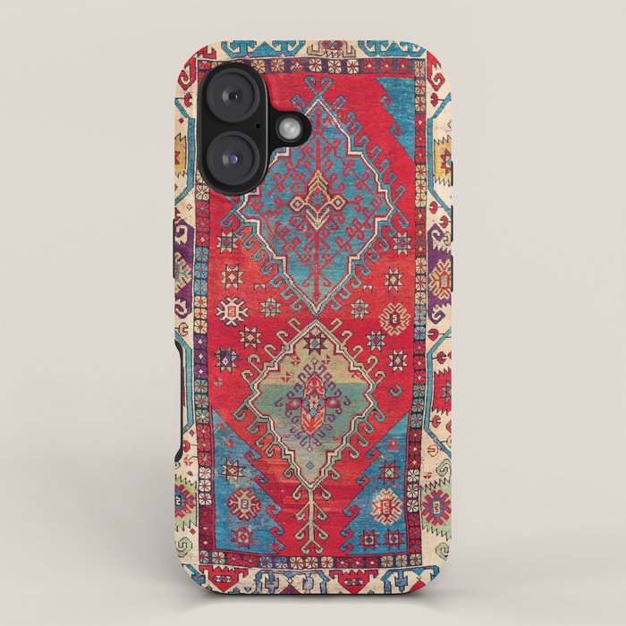 Anatolian Village Rug Print iPhone Case Gallery Image 1
