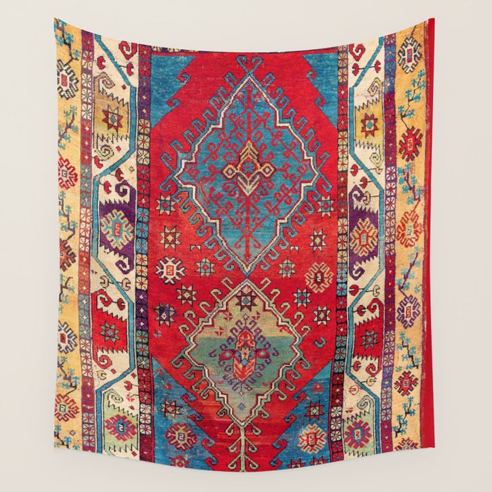 Anatolian Village Rug Print Wall Tapestry Gallery Image 4