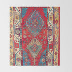 Anatolian Village Rug Print Throw Blanket Gallery Image 2