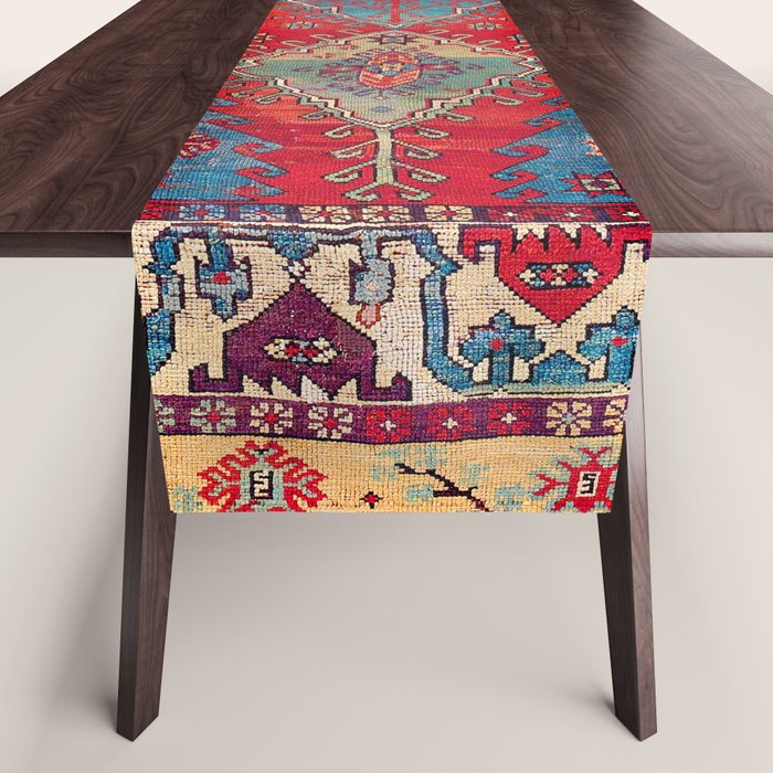 Anatolian Village Rug Print Table Runner Gallery Image 1
