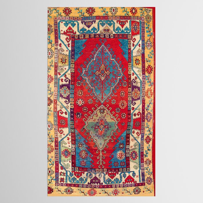 Anatolian Village Rug Print Tablecloth Gallery Image 2