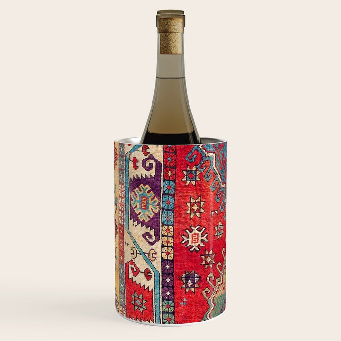 Anatolian Village Rug Print Wine Chiller Gallery Image 2