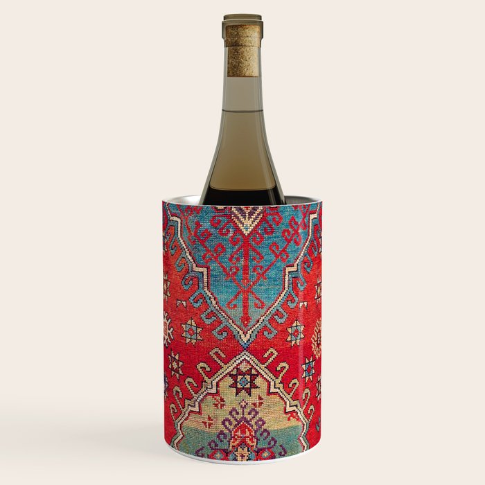 Anatolian Village Rug Print Wine Chiller Gallery Image 1